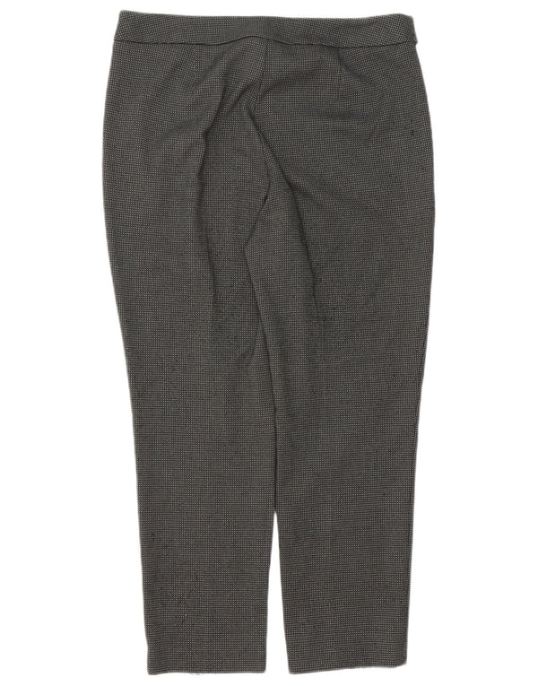 Marks & Spencer Pantaloni de costum scurt pentru femei UK 12 Medium W34 L26 Gri Check