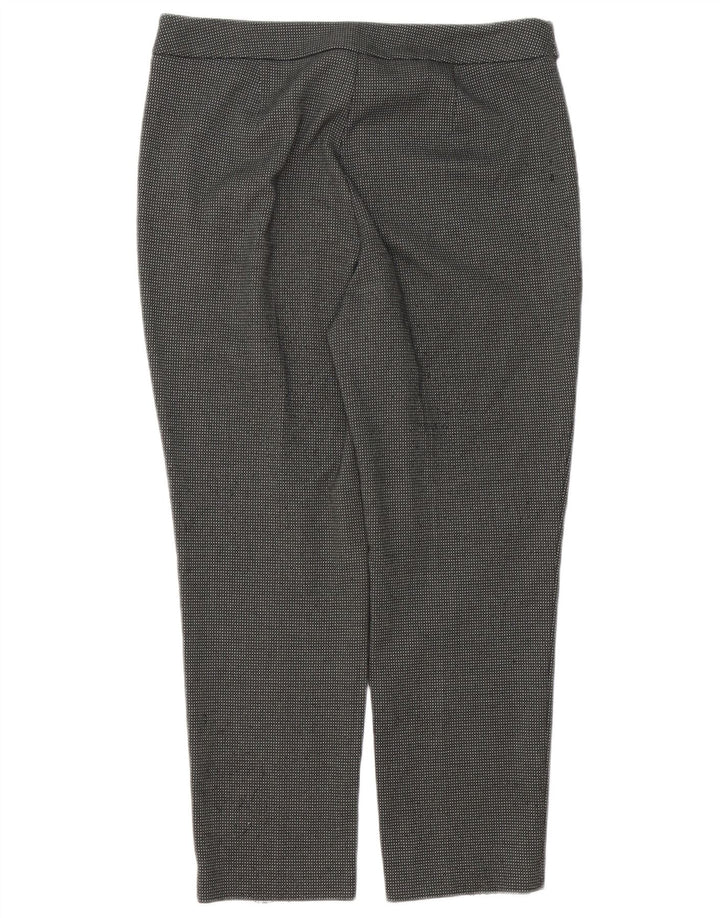 Marks & Spencer Pantaloni de costum scurt pentru femei UK 12 Medium W34 L26 Gri Check