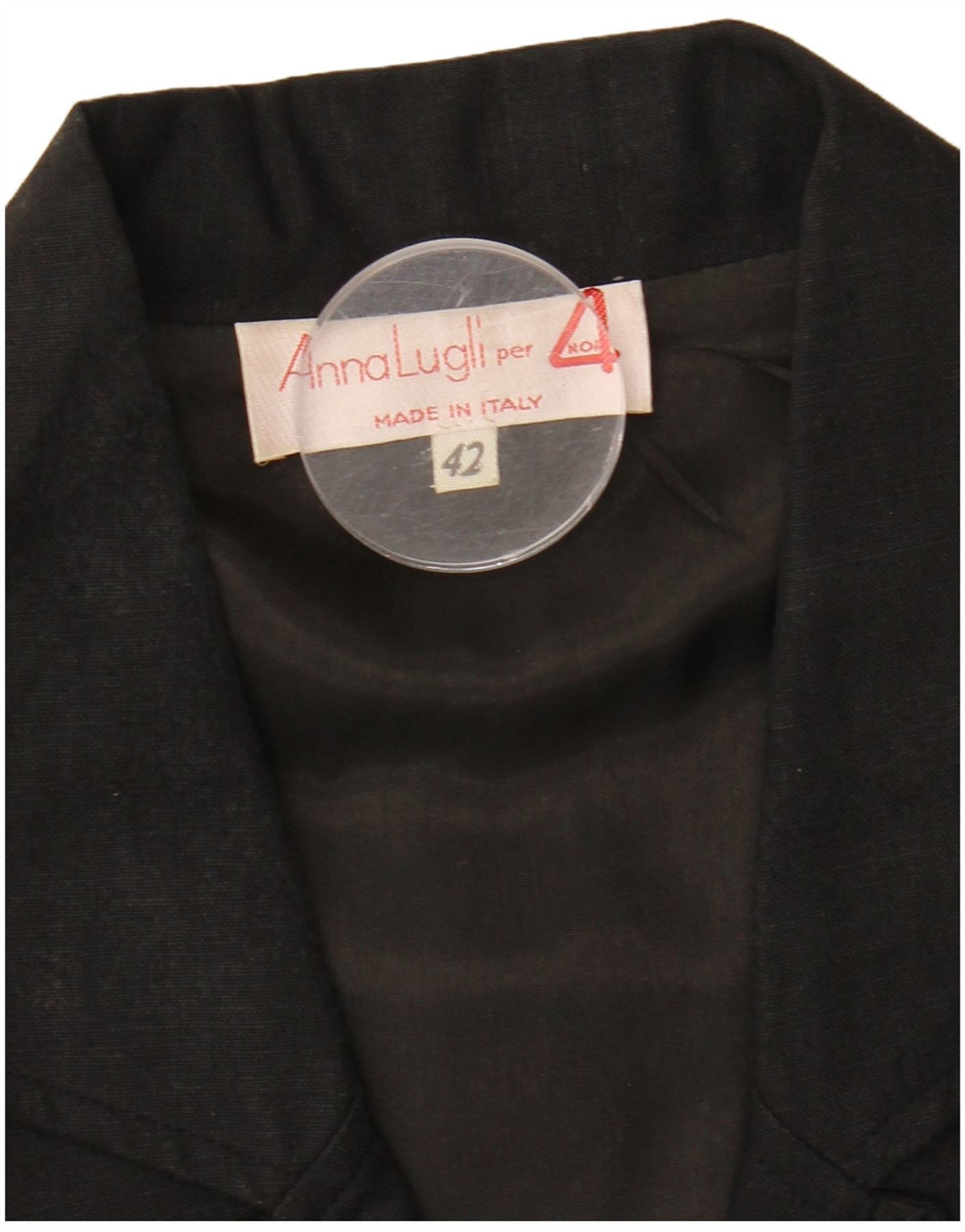 Anna Lugli Jachetă Blazer pentru femei la dublu piept IT 42 Medium Black Floral