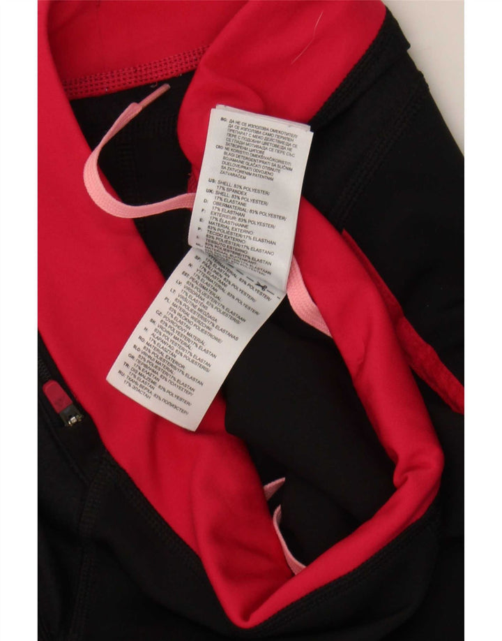 Leggings Capri Adidas pentru femei UK 12 Medium Black Colorblock Poliester