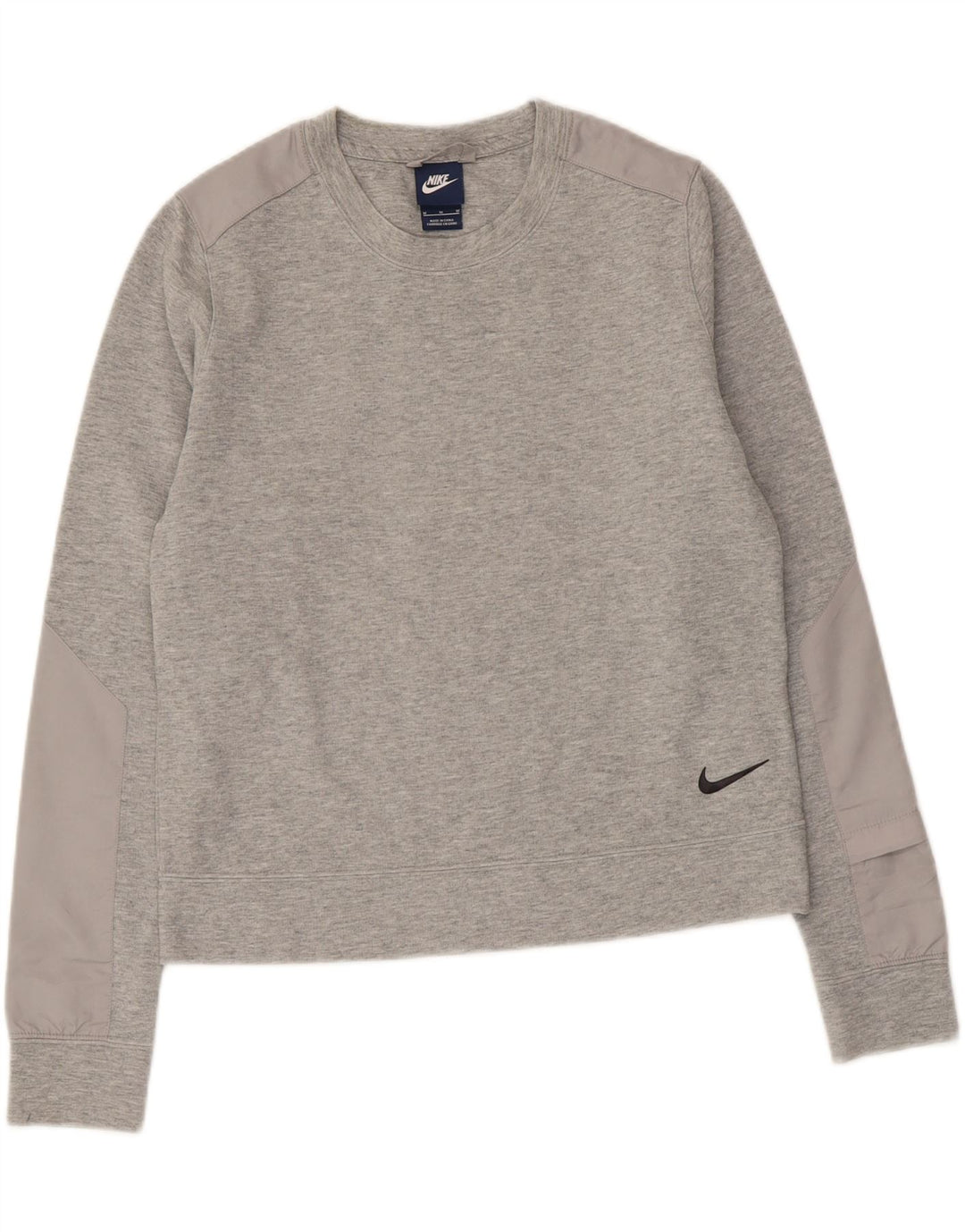 Pulover Nike pentru femei, UK 14, bumbac gri mediu