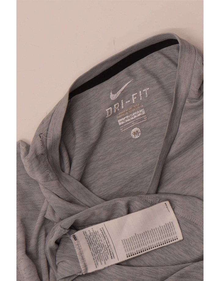 Tricou Nike Dri Fit pentru bărbați Top Mediu Gri Pinstripe Poliester