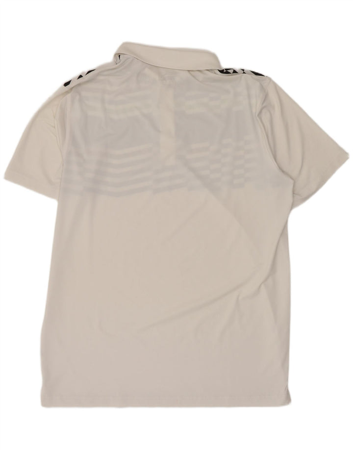 Tricou polo Puma pentru bărbați, mediu alb, bloc de culoare