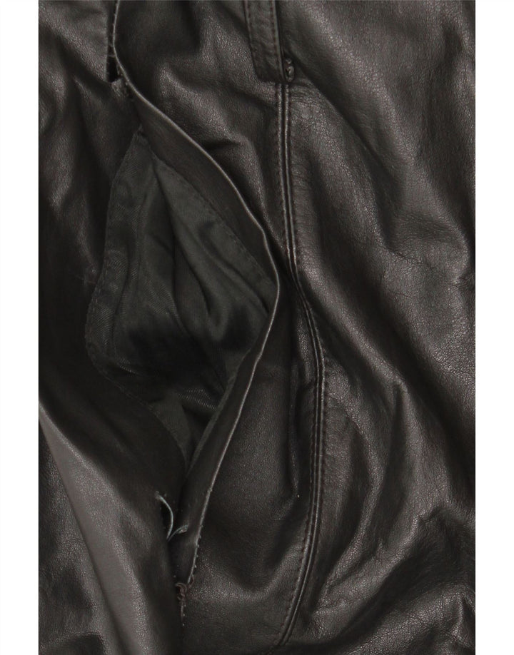 Palton de piele pentru femei Klima UK 10 Mic Negru