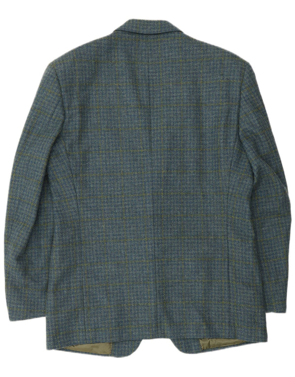 GILBERTO DOARDI Jachetă pentru bărbați IT 50 Large Blue Houndstooth Classic