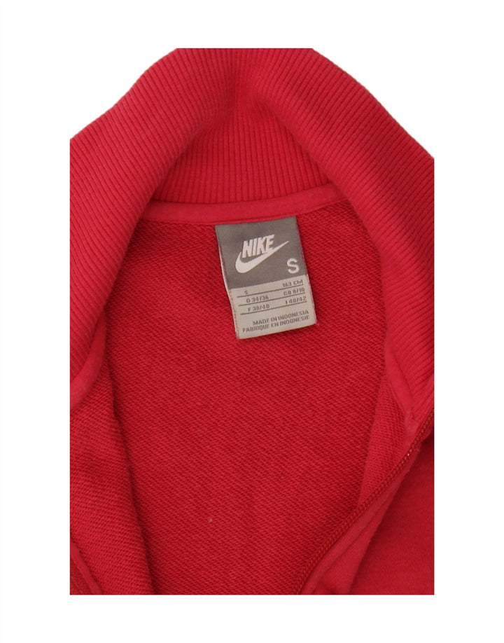 NIKE Womens Tracksuit Top Jacket UK 8/10 Small Red Vintage Nike and Second-Hand Nike from Messina Hembry 