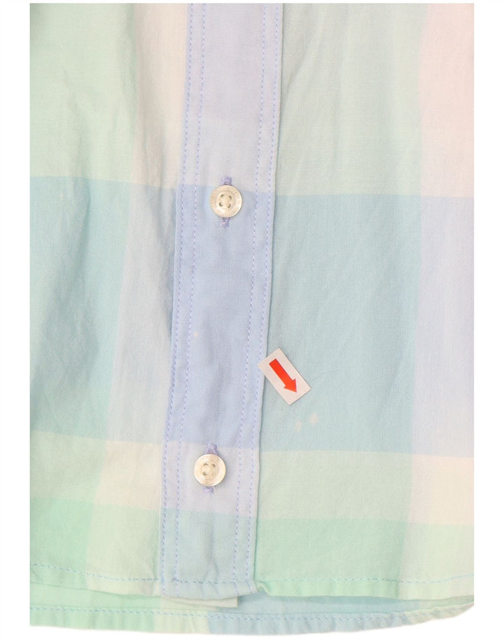 Cămașă cu mânecă scurtă LEE pentru bărbați, bumbac cu mânecă scurtă, multicoloră, în carouri