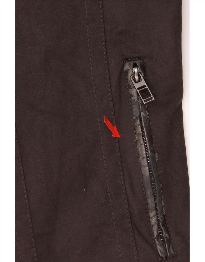 Bomber pentru bărbați Zara UK 40, mare, maro, bumbac