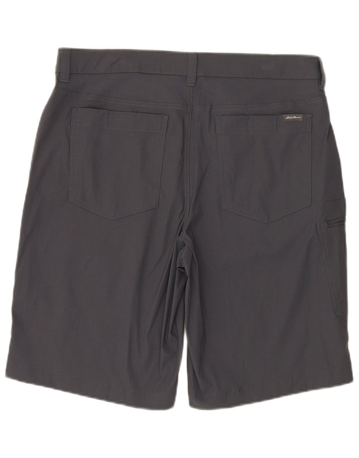 EDDIE BAUER Pantaloni scurți cargo pentru bărbați W34, nailon gri mare