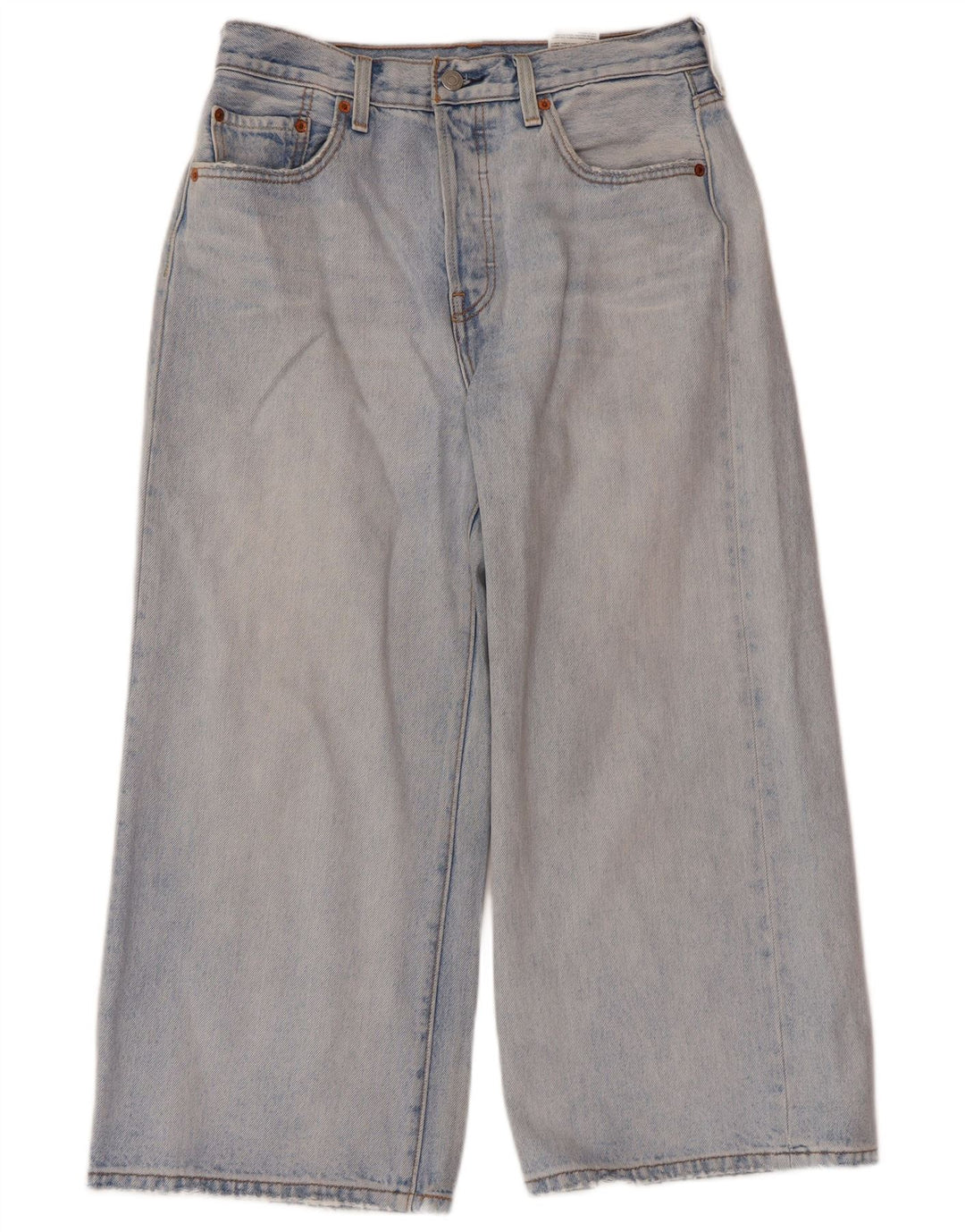 Blugi tăiați pentru femei Levi's W28 L23, bumbac albastru