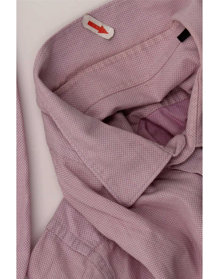 Cămașă pentru bărbați Hugo Boss Regular Fit Mărimea 41 16 mare, roz pete