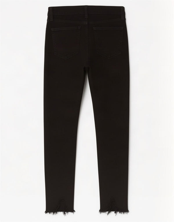 Topshop Blugi skinny distressed Jamie pentru femei W30 L24 bumbac negru