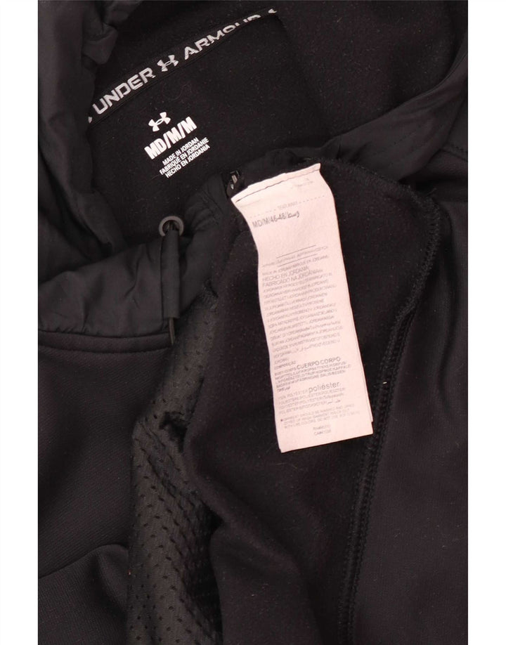 Pulover Under Armour pentru bărbați, cu fermoar, poliester mediu negru