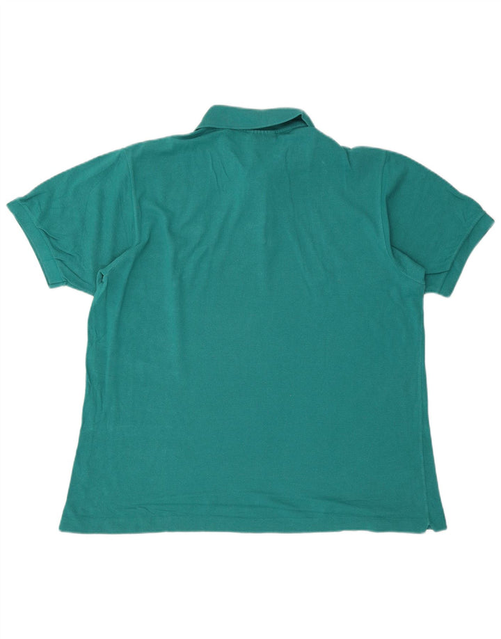 Tricou polo pentru bărbați LACOSTE Mărimea 6 XL Bumbac turcoaz