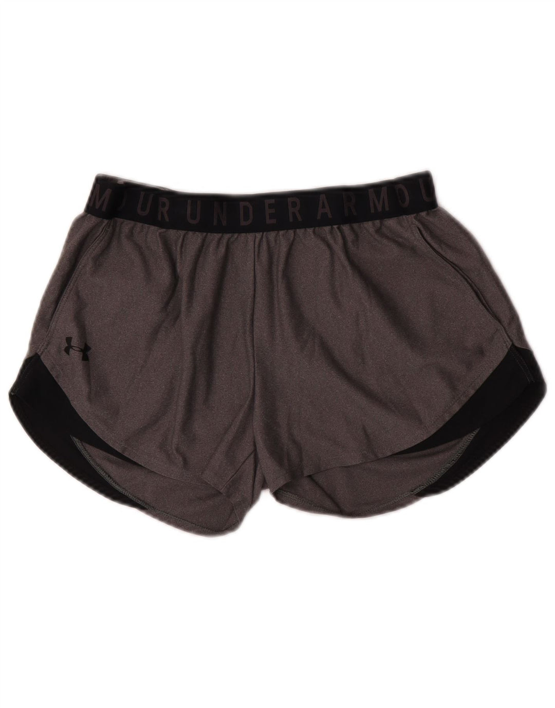 Pantaloni scurți sport Under Armour pentru femei UK 12 Medium Gri Poliester Sports