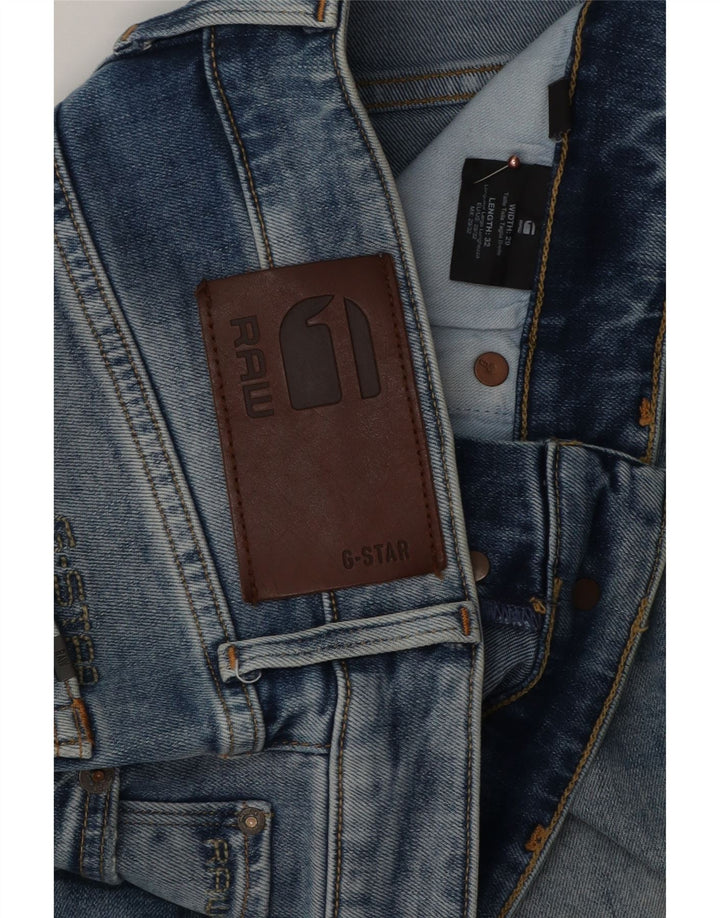 Blugi G-Star 3301 Slim pentru bărbați W29 L29 Bumbac albastru