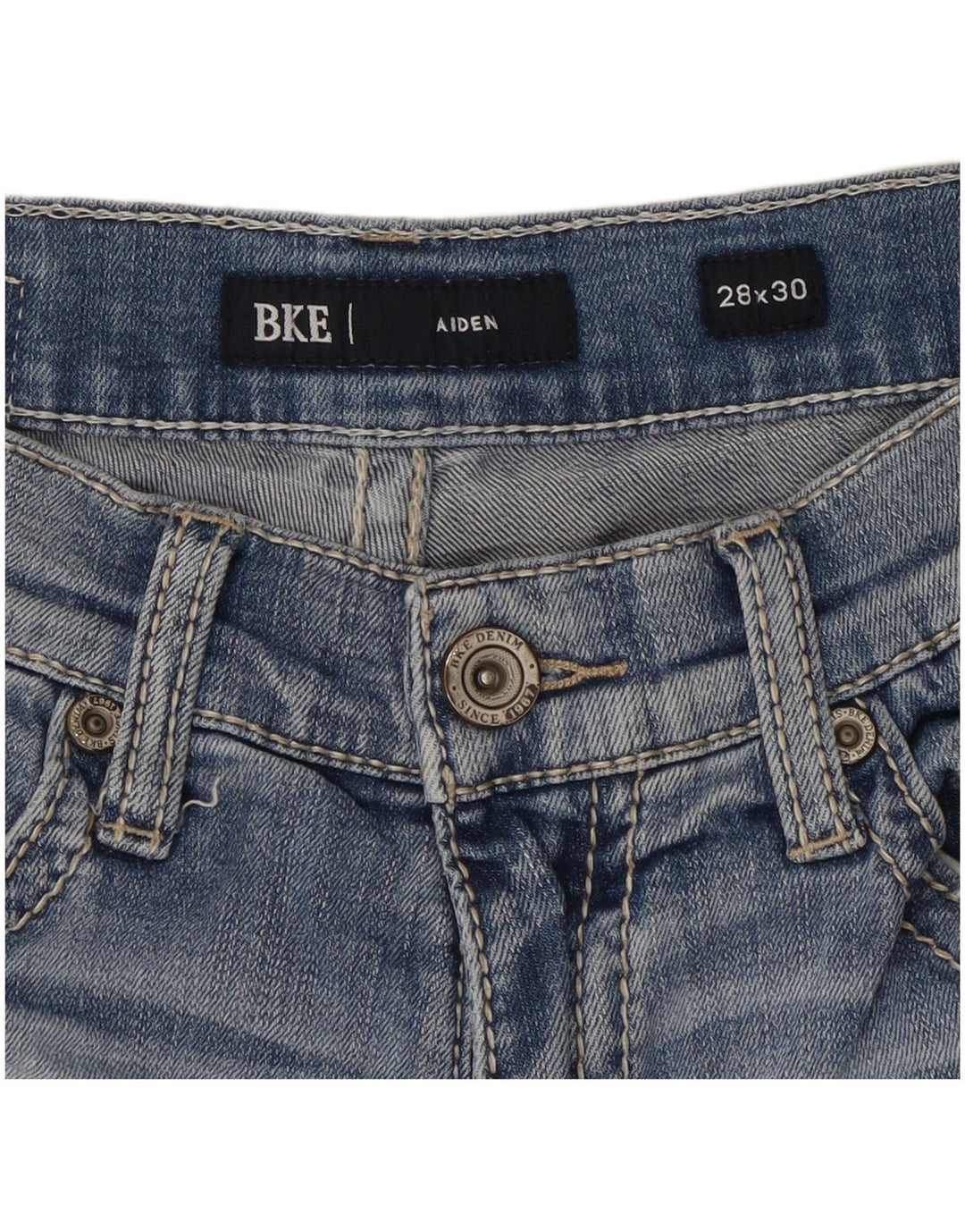 Blugi drepti Aiden BKE pentru femei W28 L30 bumbac albastru