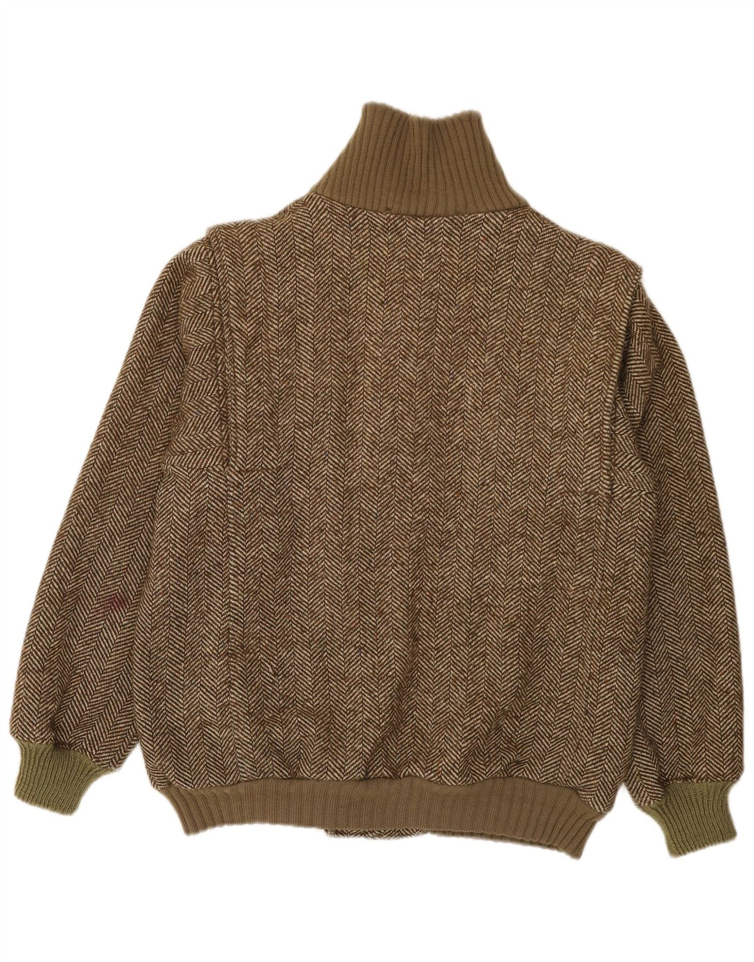 Jachetă bomber din tricot pentru bărbați Radici IT 50 Large Khaki Herringbone