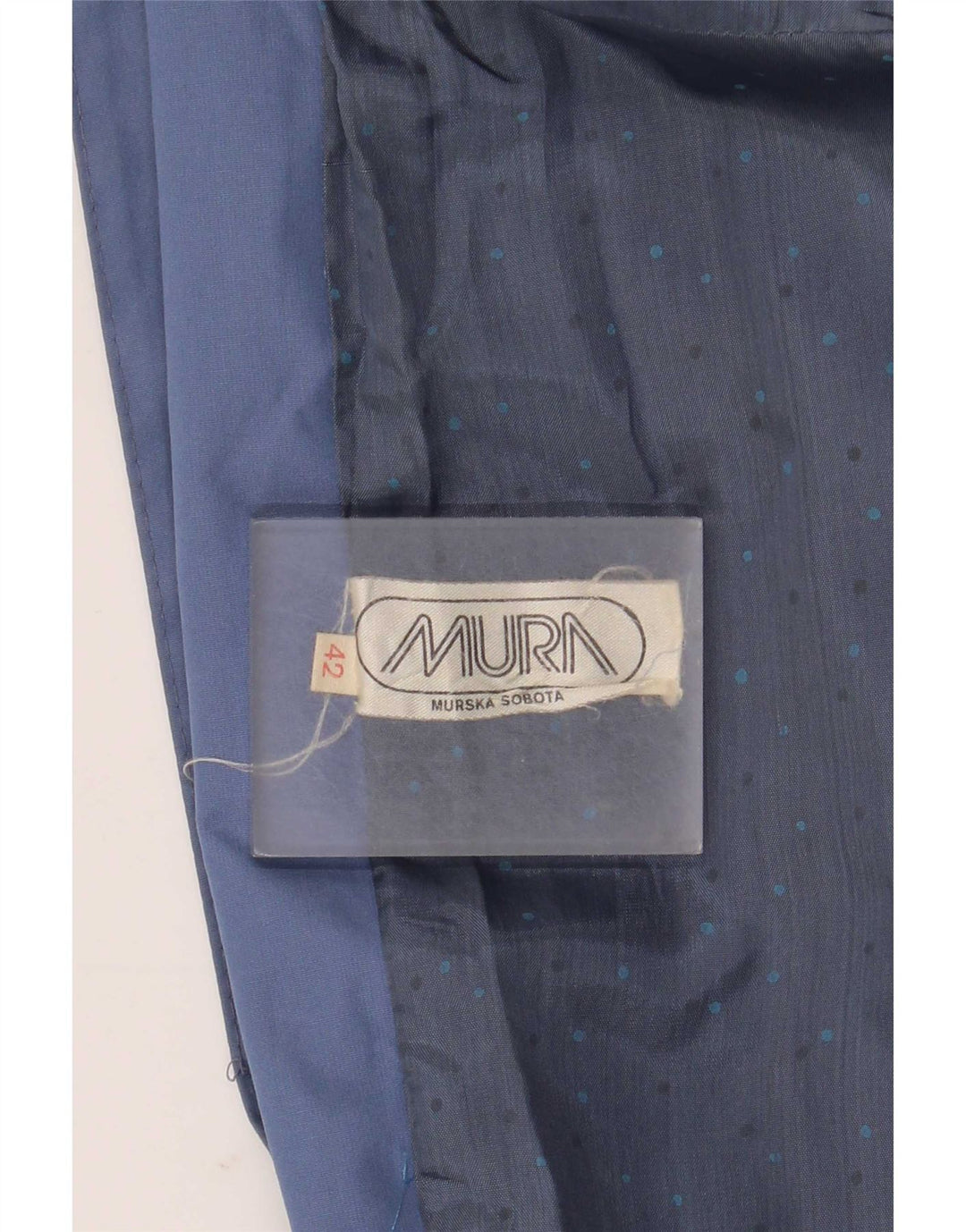 Pardesiu vintage pentru femei IT 42 Medium Blue