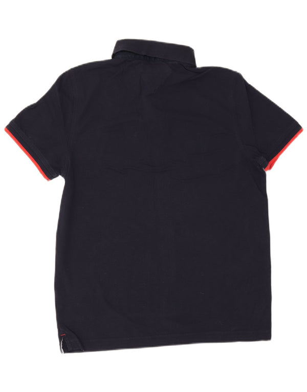 Tricou polo Tommy Hilfiger pentru bărbați, bumbac, albastru bleumarin