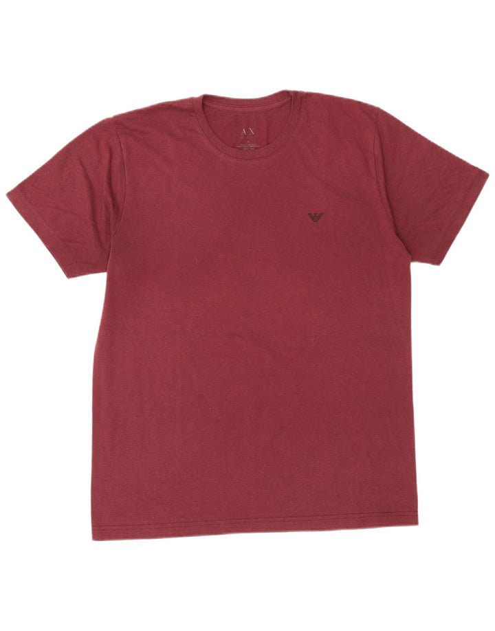 Armani Exchange Bărbați Tricou Top XL Burgundy