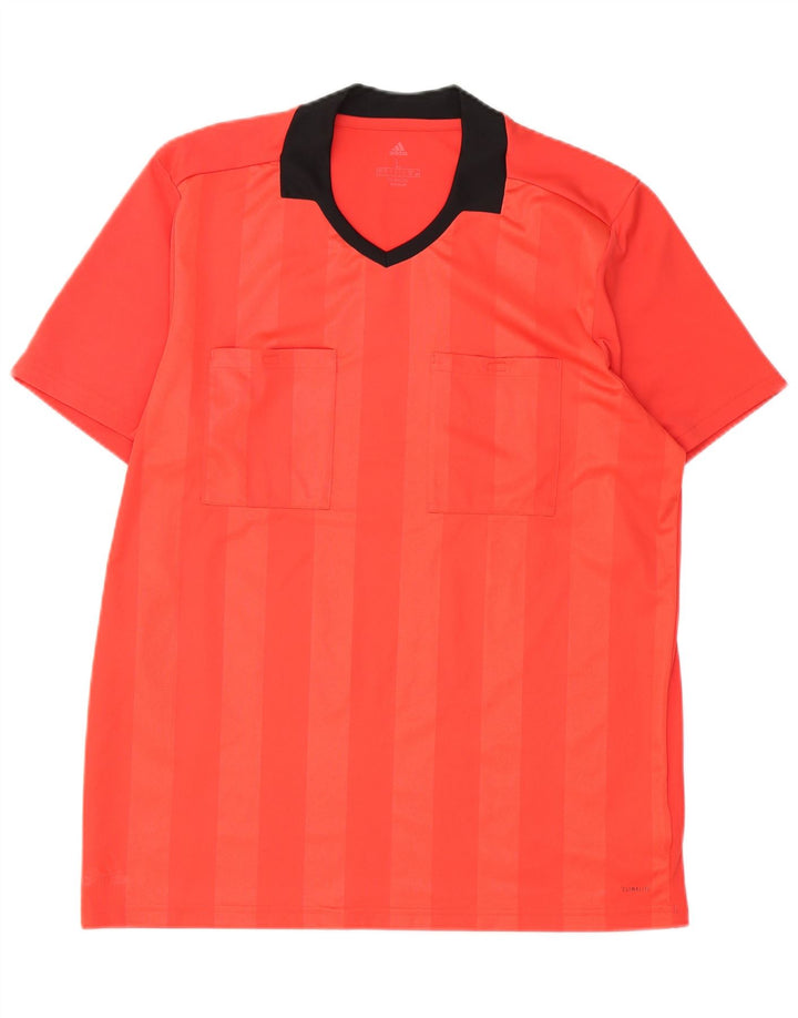 Tricou pentru bărbați Adidas Top mare, roșu, poliester color bloc