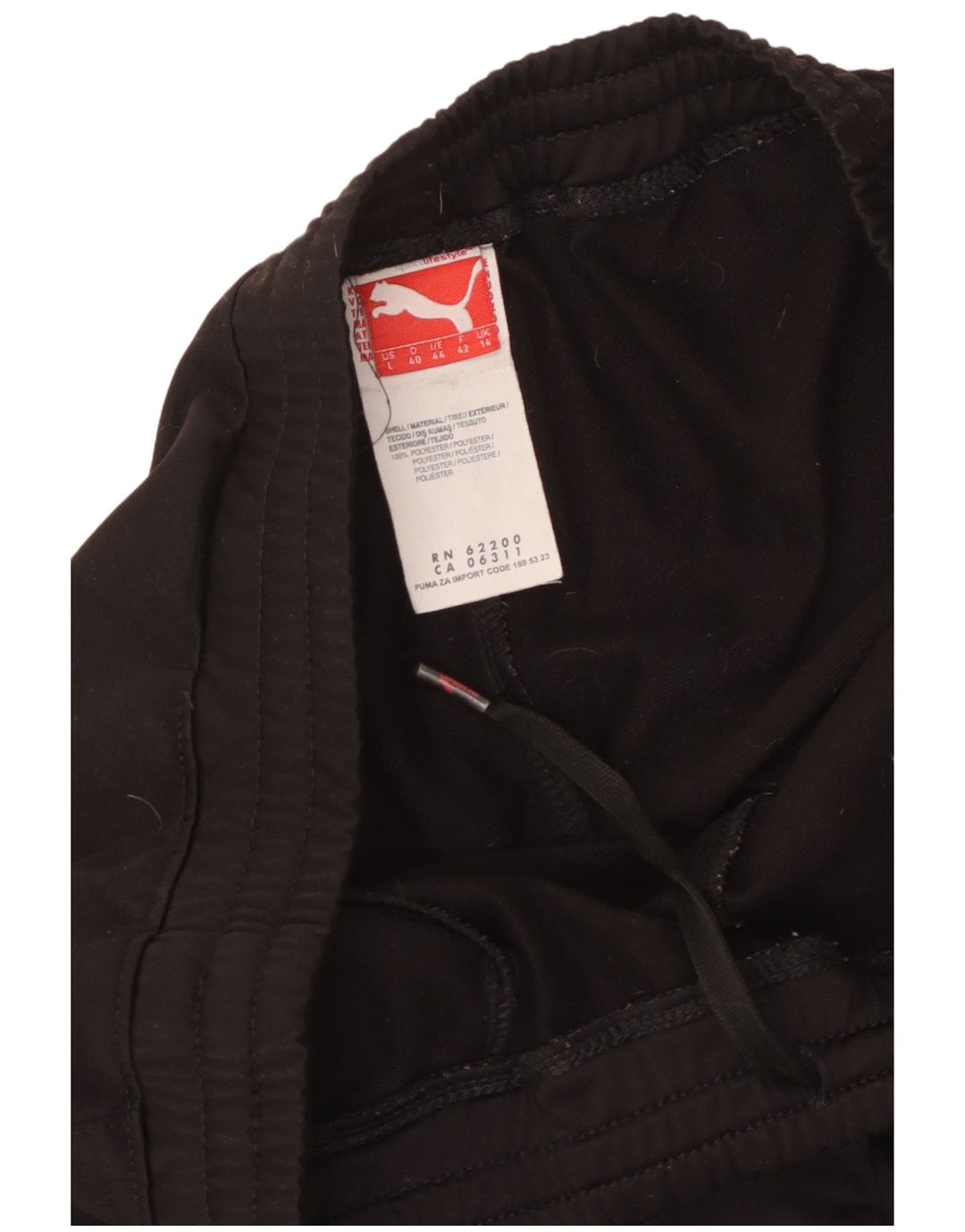 Pantaloni de trening PUMA pentru femei UK 14 Poliester negru mare