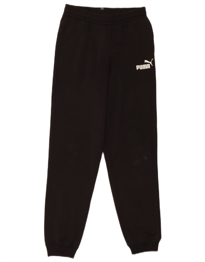 PUMA Boys Tracksuit Trousers Joggers 13-14 Years  Black