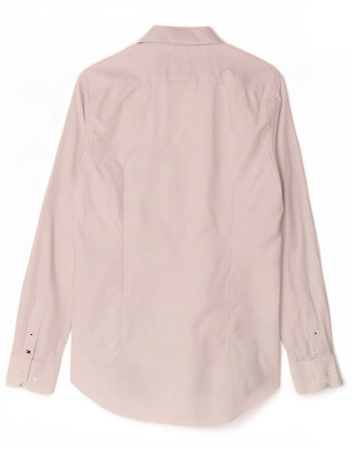 Cămașă pentru bărbați Tommy Hilfiger Slim Fit Mărimea 39 15 1/2 Mediu pete albe