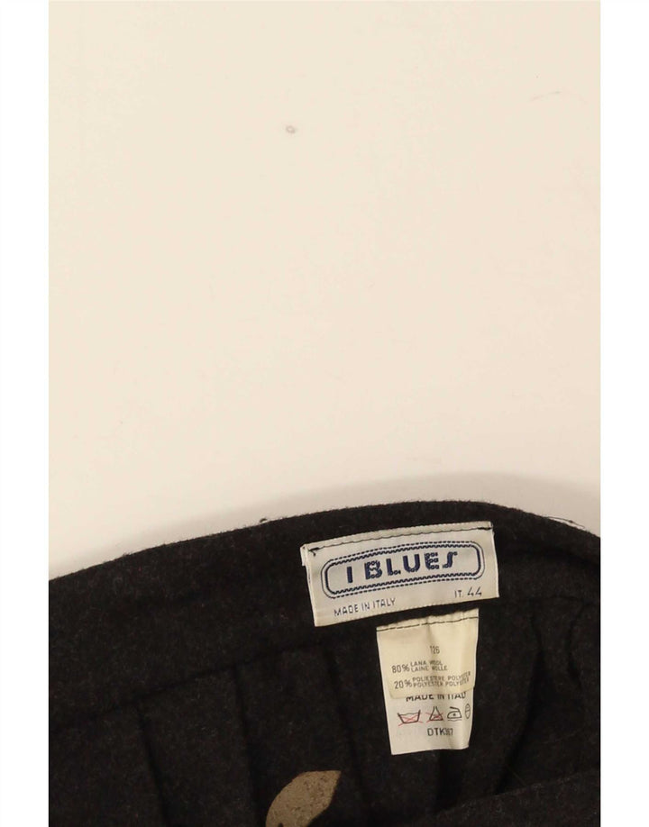 Fusta plisată pentru femei i Blues IT 44 Medium W28 Lână neagră