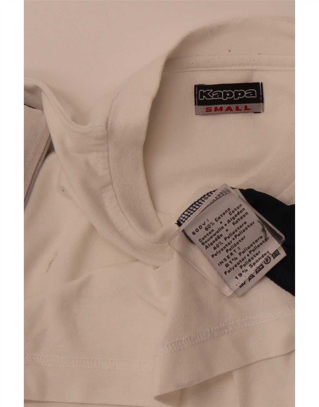 Tricou Bărbați KAPPA Top Mic Alb Colorblock Bumbac Sport