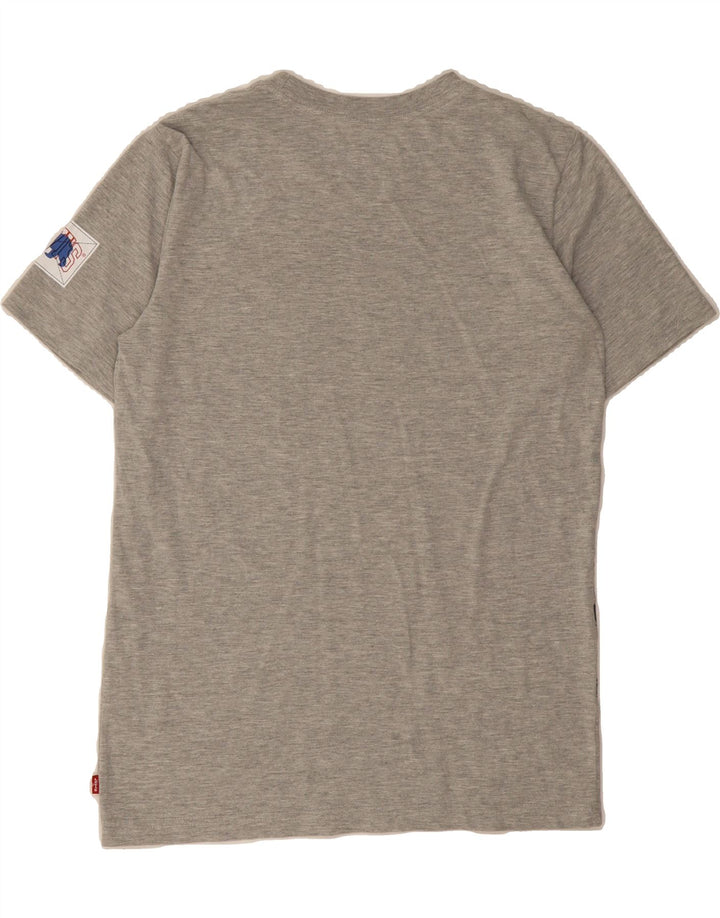 LEVI'S Boys Graphic T-Shirt Top 15-16 Years XL Grey Vintage Levi's and Second-Hand Levi's from Messina Hembry 