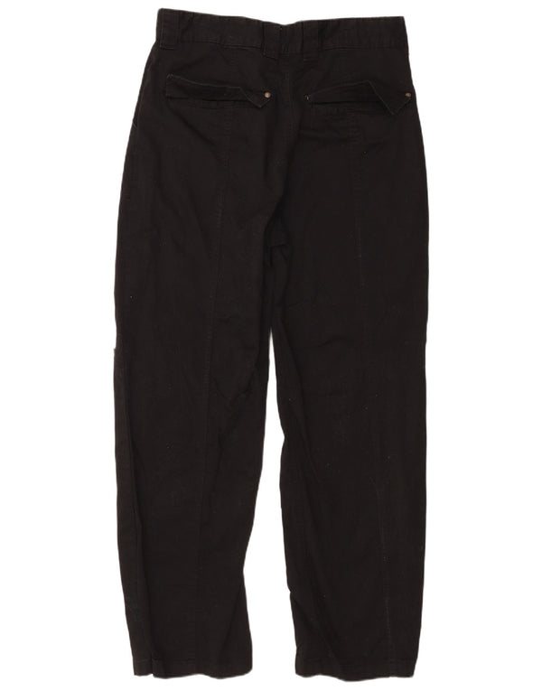 Pantaloni casual drepti învechiți pentru bărbați Zara EU 42 Mari L32 L29 Negru