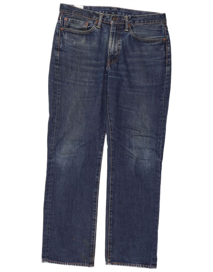 Blugi drepti pentru bărbați Levi's 514 W34 L32 bumbac bleumarin