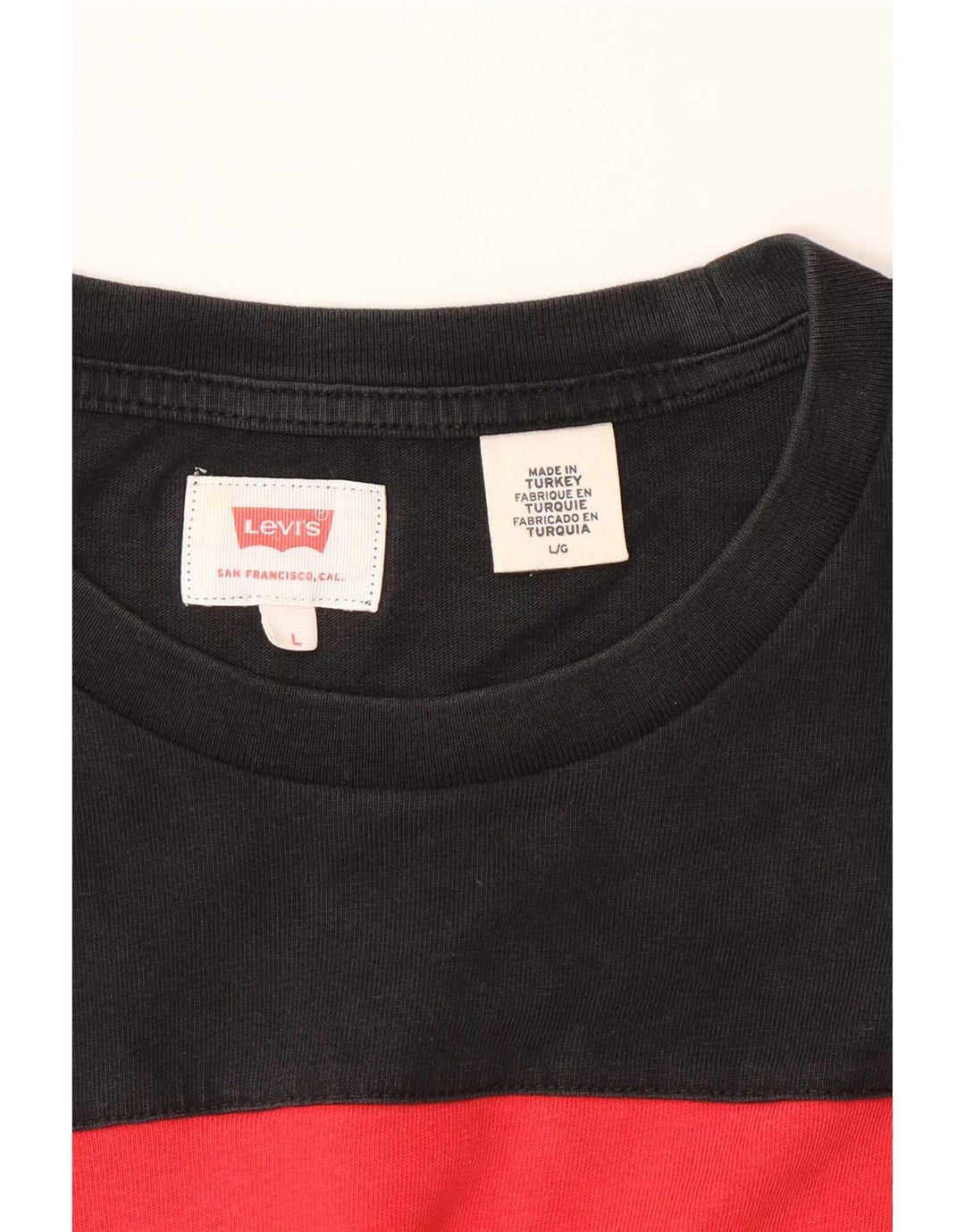 Tricou grafic pentru bărbați Levi's Top mare negru colorblock