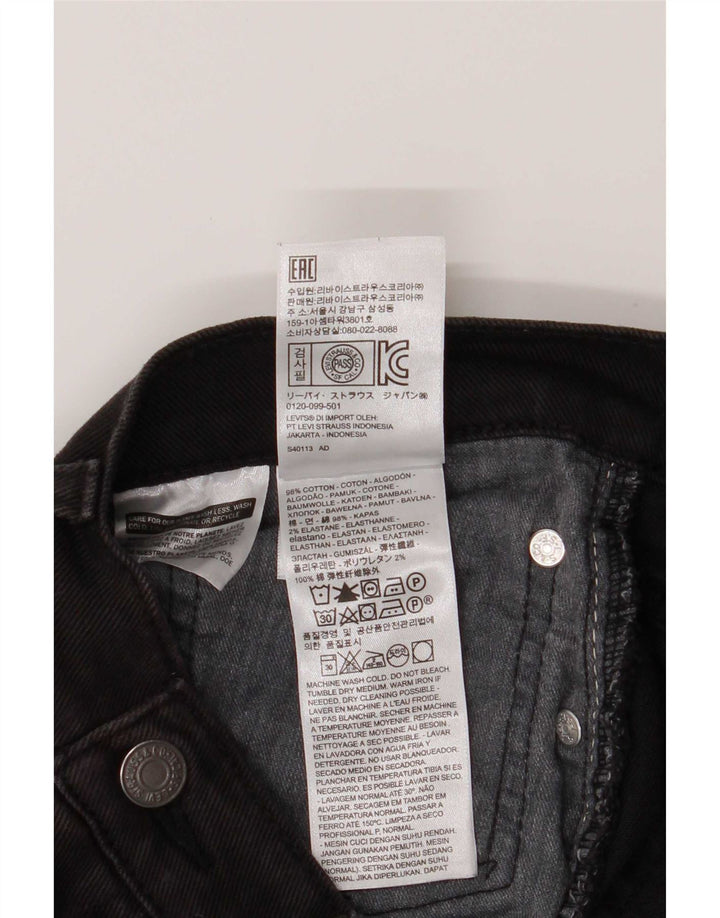 Blugi drepti pentru bărbați Levi's 514 W36 L26 bumbac negru