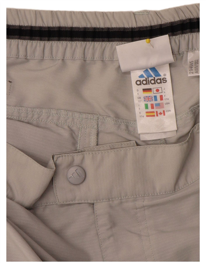 Pantaloni capri pentru bărbați Adidas W32 L21 poliamidă gri