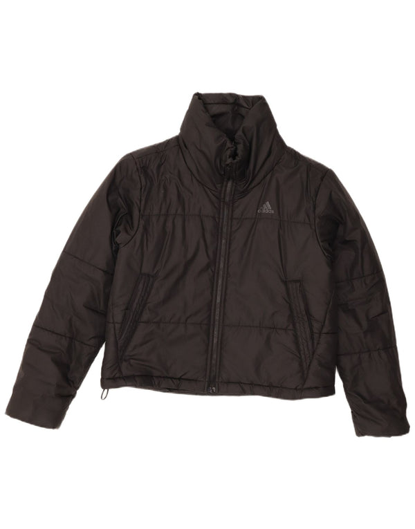Jachetă căptușită supradimensionată pentru femei Adidas, UK 4/6 XS, poliester negru