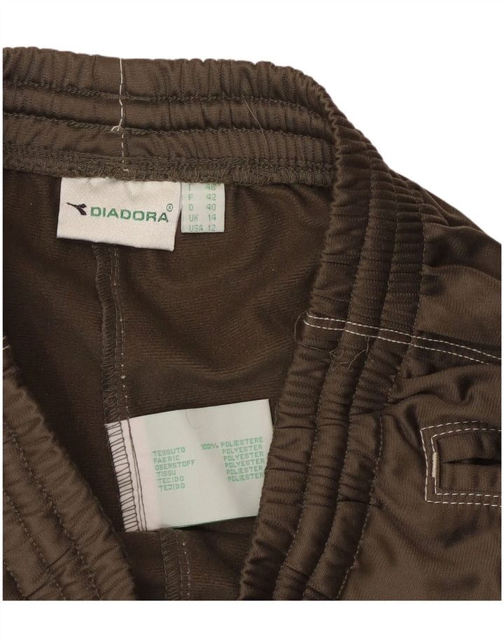 DIADORA Pantaloni de trening pentru femei UK 14 Poliester kaki mare