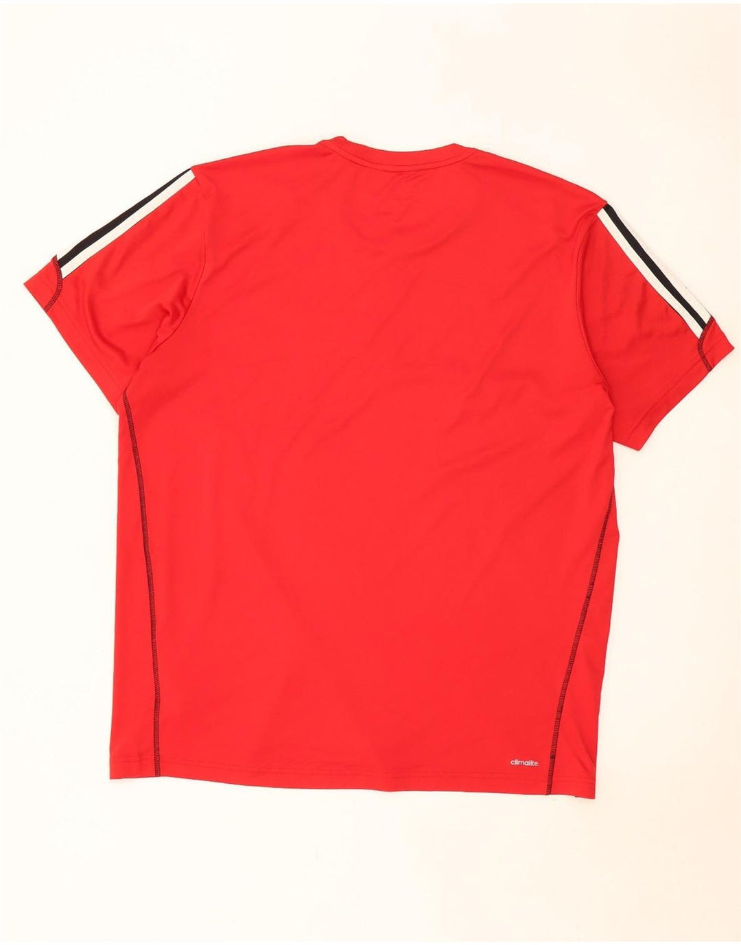 Tricou ADIDAS Climalite pentru bărbați Top 2XL poliester color bloc roșu