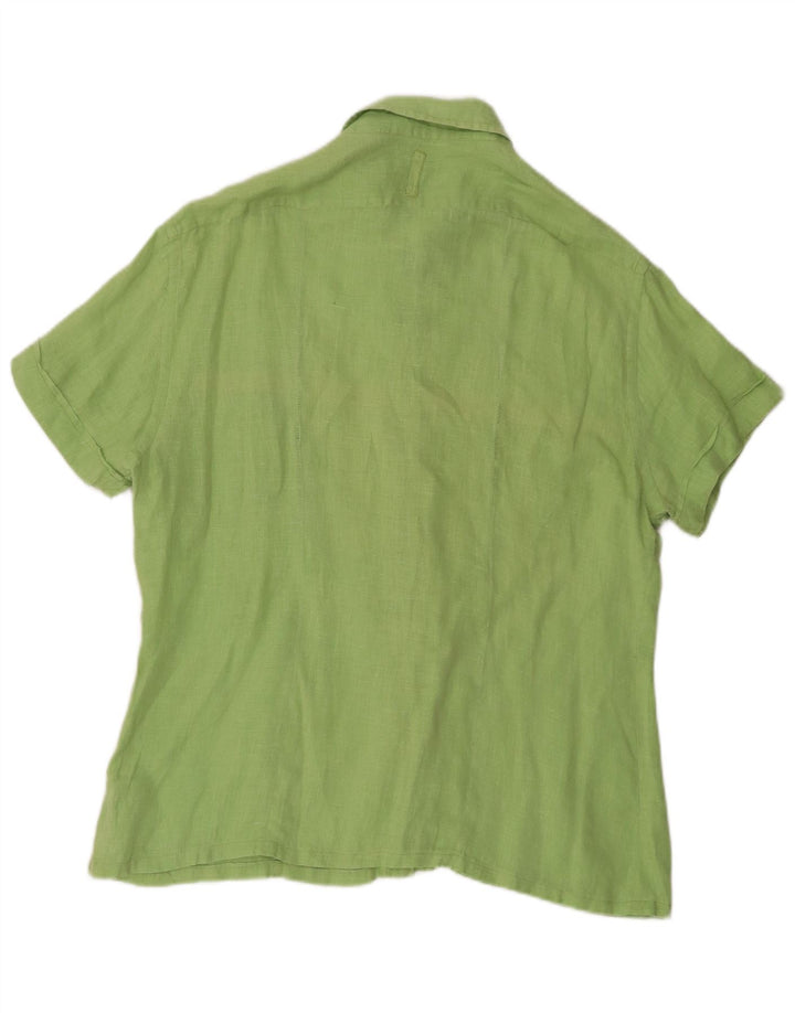 Cămașă cu mânecă scurtă pentru bărbați Trussardi 2XL verde