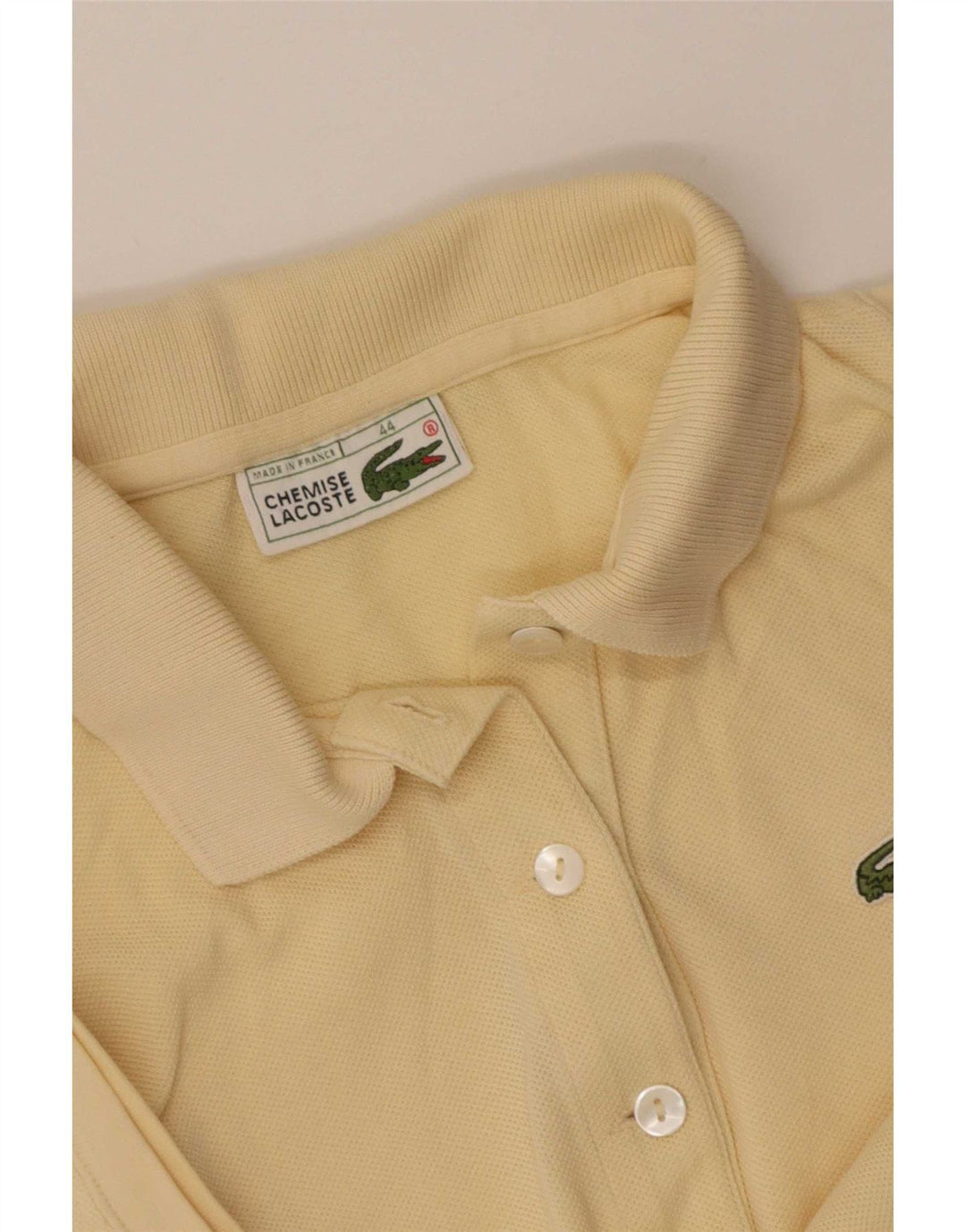 Tricou polo fără mâneci pentru femei Lacoste Mărimea 44 mare galben