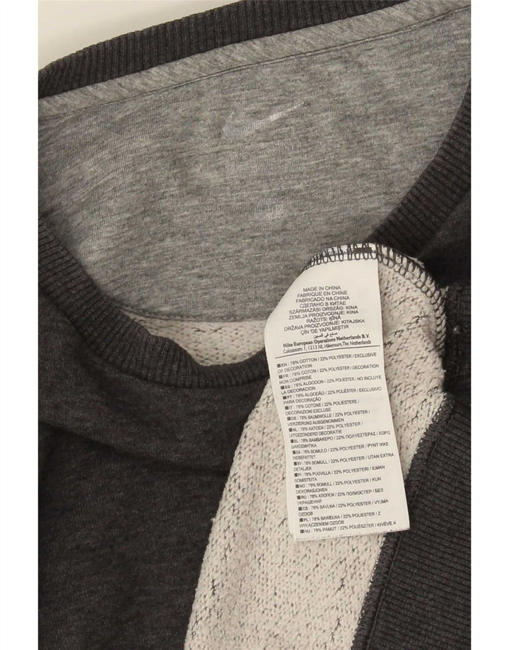 Pulover Nike Dri Fit pentru bărbați, bumbac, gri mediu