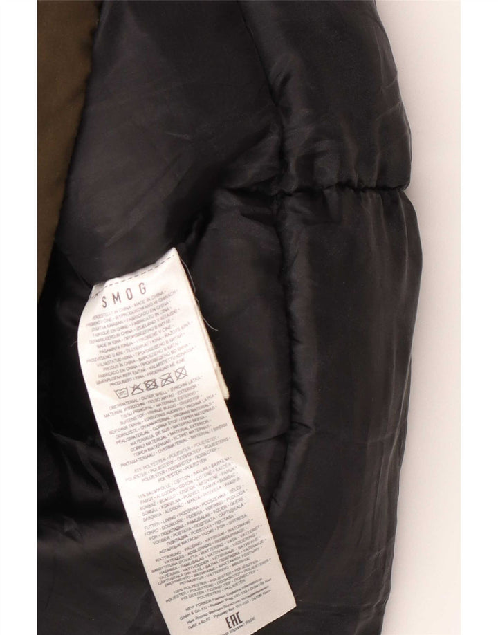 Jachetă parka cu glugă pentru bărbați Smog UK 42 XL Kaki Poliester