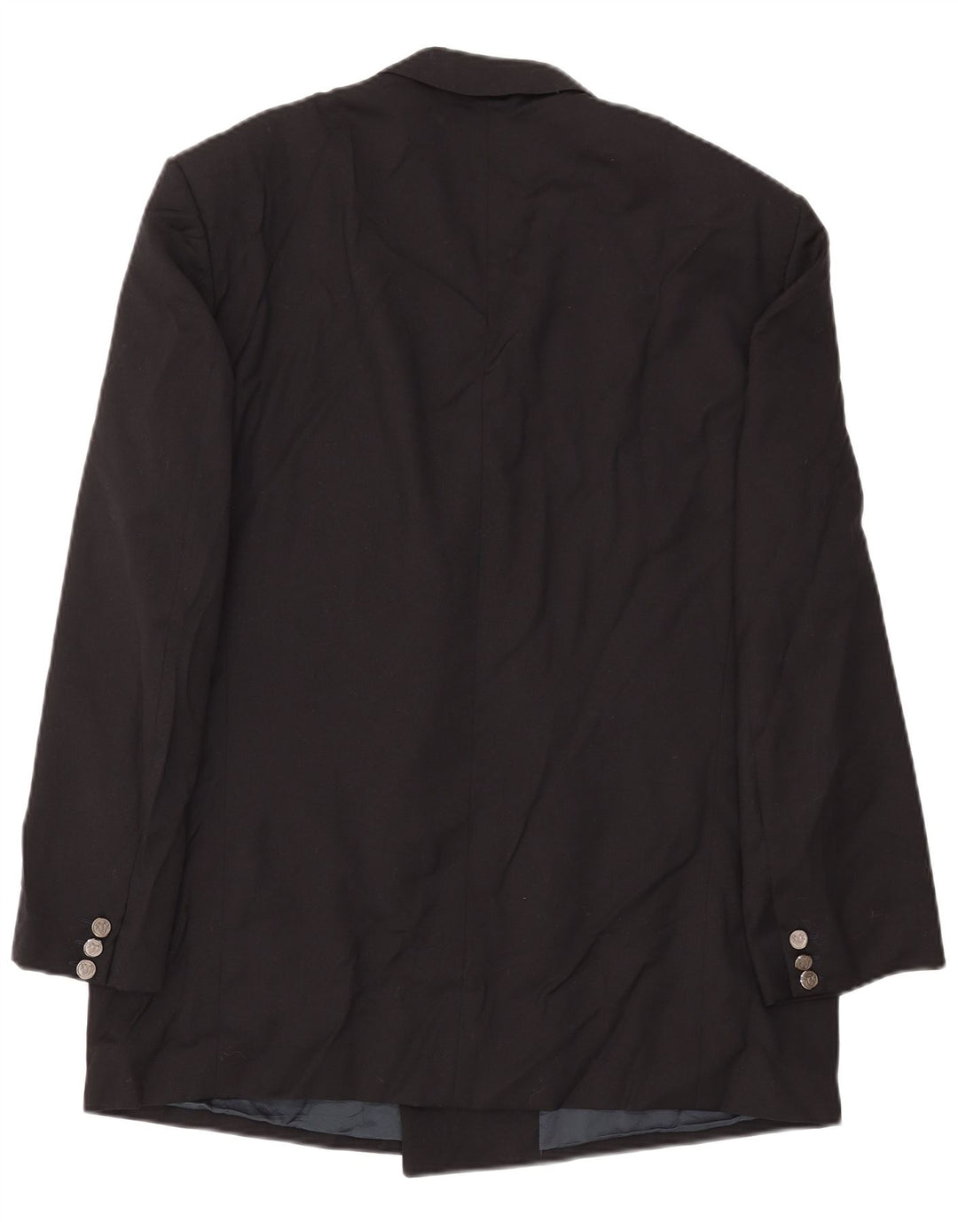 Jachetă Vintage pentru bărbați cu două pieptări IT 54 2XL Lână neagră