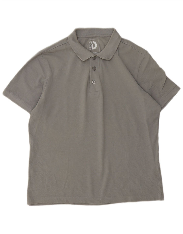 DACK'S Tricou polo pentru bărbați, bumbac, gri mediu