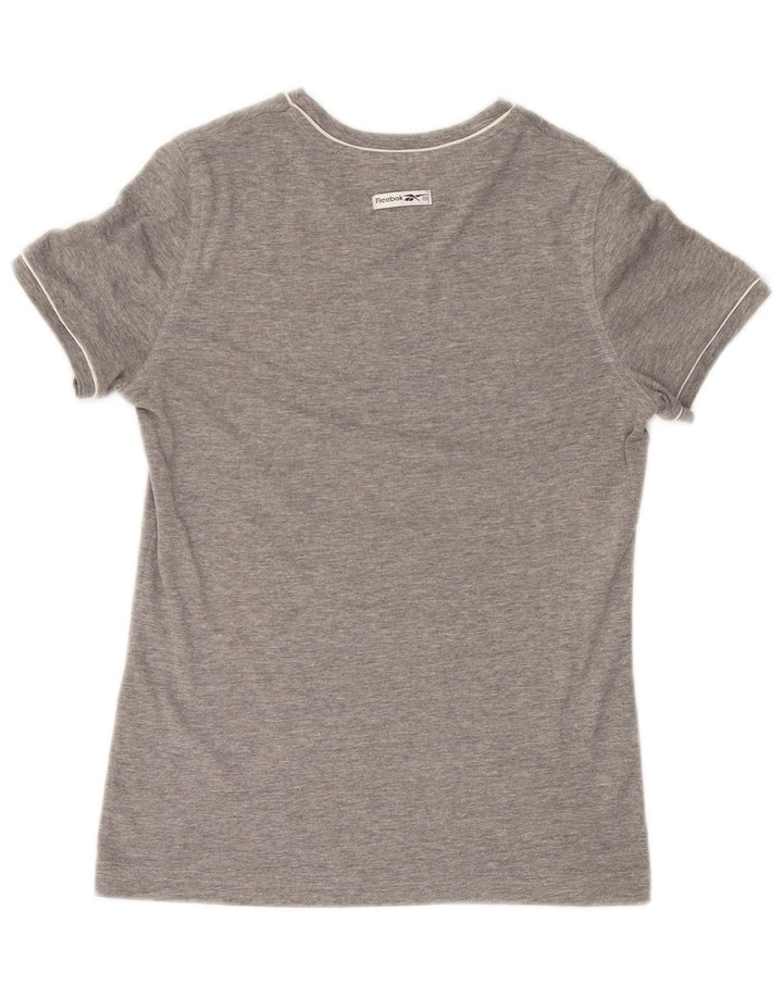 Tricou grafic pentru femei REEBOK Top UK 14 Medium Gri Bumbac