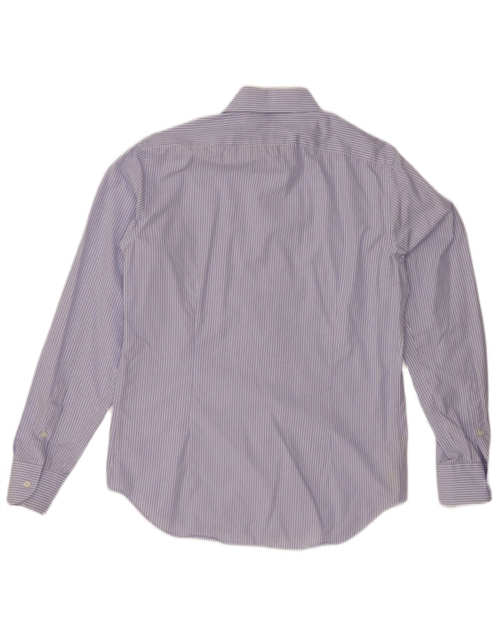 Cămașă pentru bărbați MASSIMO DUTTI Mărimea 15 38 Bumbac cu dungi albastre medii