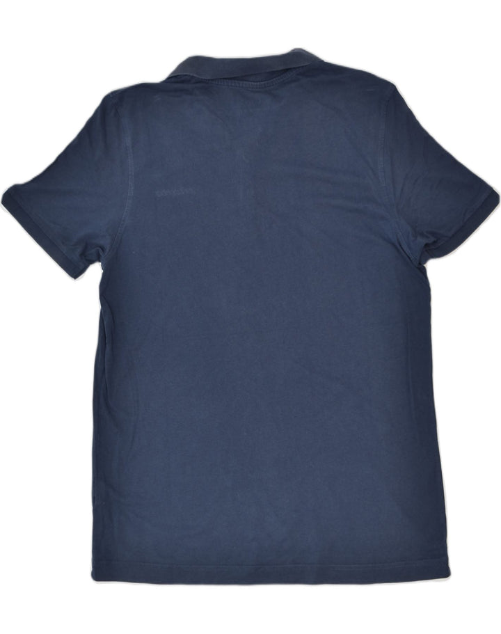 LOTTO Mens Polo Shirt Large Navy Blue Cotton | Vintage | Thrift | Second-Hand | Used Clothing | Messina Hembry 