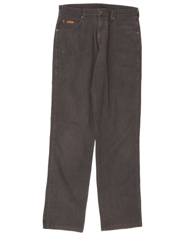 Pantaloni casual drepti Wrangler pentru bărbați Texas Stretch W33 L36 bumbac gri
